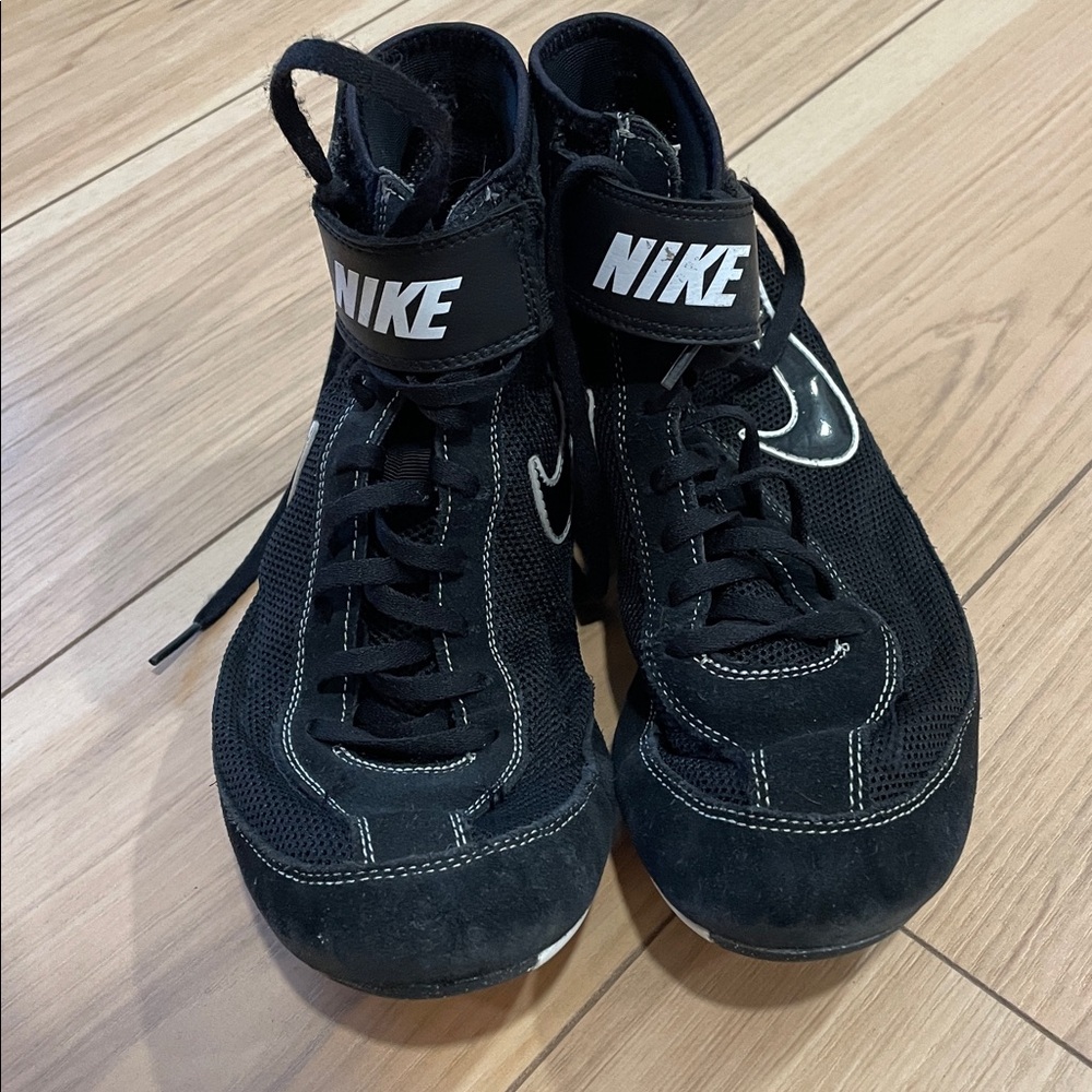 Nike Black Mesh High-Tops